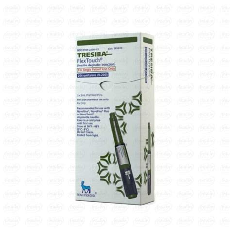 Tresiba FlexTouch Pens (200 Units) - Insulin Outlet