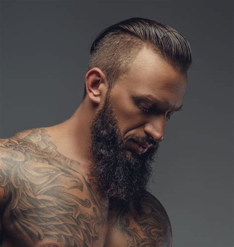 Mens Undercut Fade With Beard