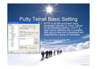 Putty basic setting | PPT | Free Download