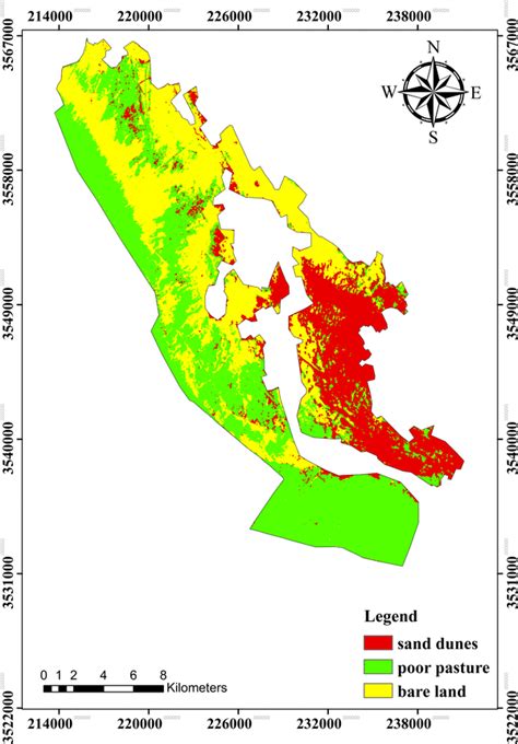 Land use map in 2002 to fuzzy Artmap method | Download Scientific Diagram