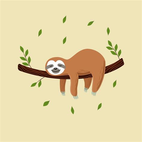 Introducing Happy Sloth Corp | Vector illustration, Illustration, Vector