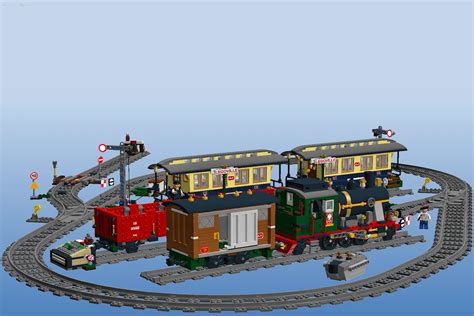 LEGO IDEAS - Polish Steam Train Set With Power Function [LDD]