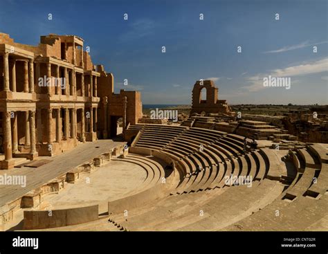 Sabratha ancient site, Libya Stock Photo - Alamy