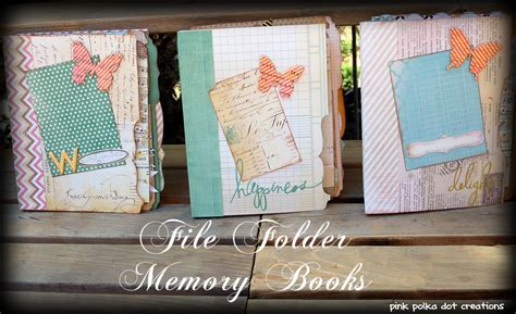 file folder memory books Archives - Pink Polka Dot Creations