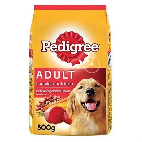 Thức ăn cho chó lớn Pedigree vị bò túi 500g