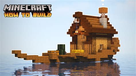 Minecraft: How to Build a Small Boat House - YouTube