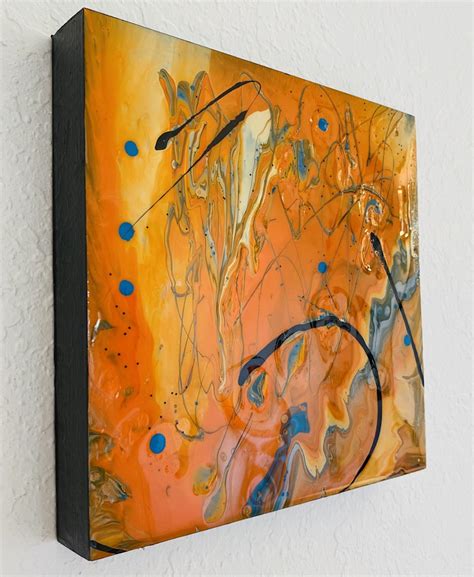 Orange Peel 2 Original 10" X 10" Art | Garry Scott Wheeler Artwork LLC