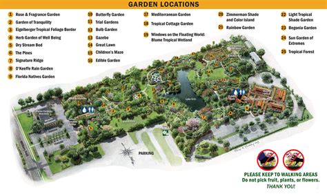 Garden Map - Mounts Botanical Garden of Palm Beach County