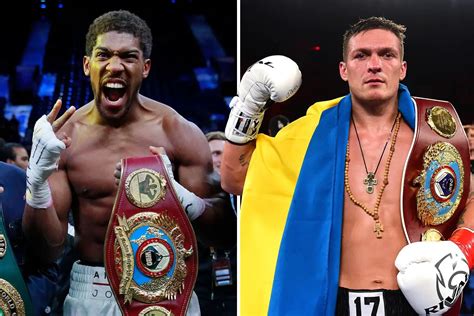 Usyk vs Joshua Heavyweight Title Bout Confirmed For September