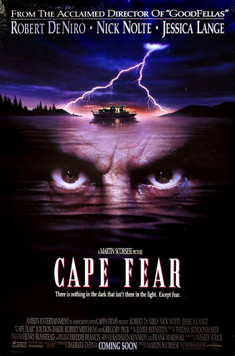 Cape Fear Original 1991 U.S. One Sheet Movie Poster - Posteritati Movie ...