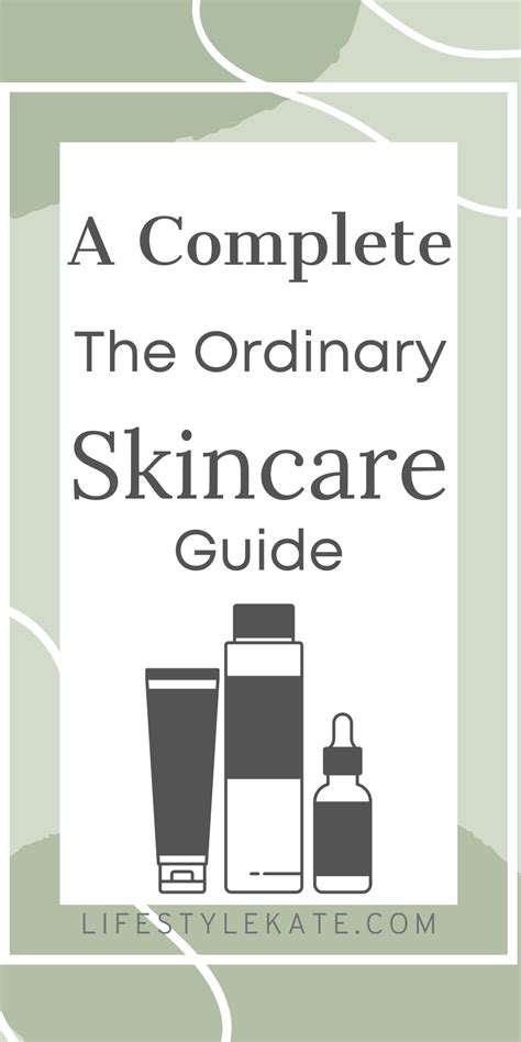 The ordinary skincare routine guide – Artofit