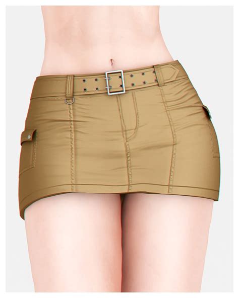 Lara Crop Top & Twill Short Cargo Skirt | BackTrack | Sims 4, Sims new, Sims 4 clothing