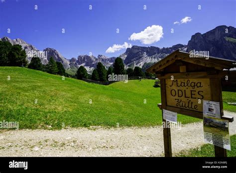 Odle mountain range from Col Raiser, Dolomites, Italy Stock Photo - Alamy