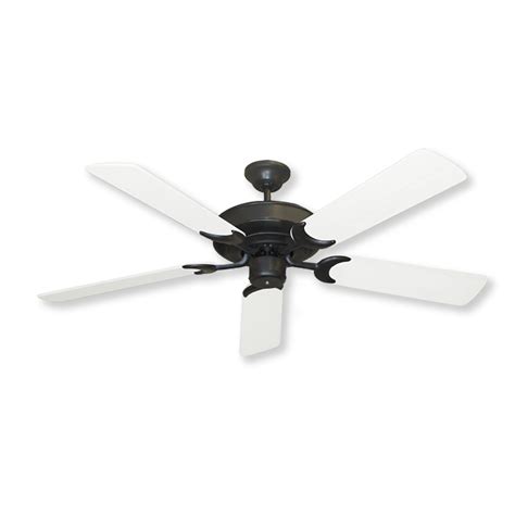 Bronze Ceiling Fan With White Blades | Shelly Lighting