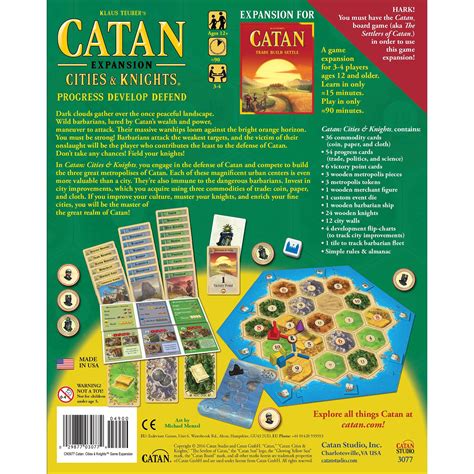 Catan: Cities and Knights Board Game Expansion