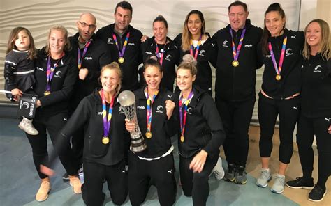 Watch: Victorious Silver Ferns return home after winning Netball World ...