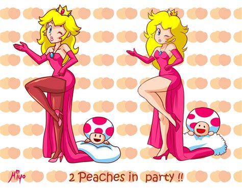 2 Peaches in party by Shayeragal Nintendo World, Nintendo Fan Art ...