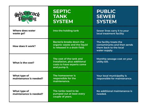 Septic System vs Public Sewer: What’s the Difference? | Shamrock Plumbing