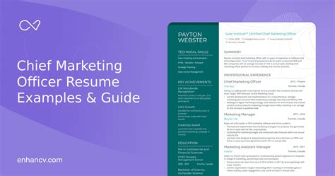 5 Chief Marketing Officer Resume Examples & Guide for 2024