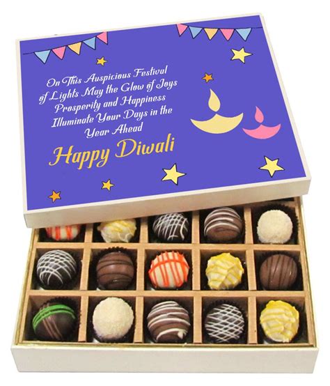 Chocholik Diwali Gift Box-Tasty Chocolate Box-20pc Truffles 300 gm: Buy Chocholik Diwali Gift ...