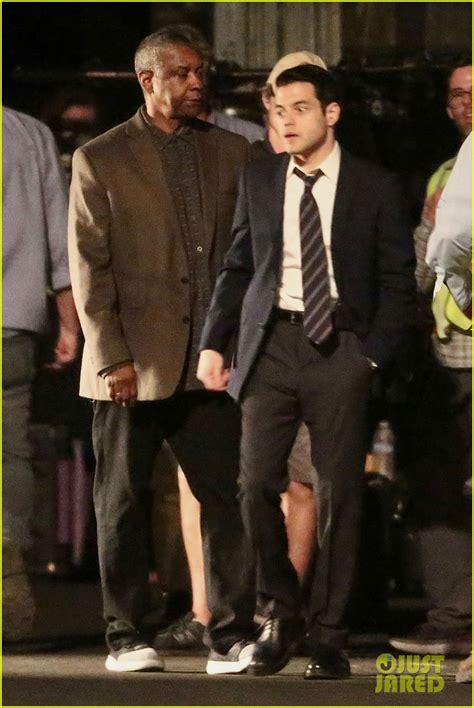 Rami Malek & Denzel Washington Film Scenes for 'Little Things' in LA ...