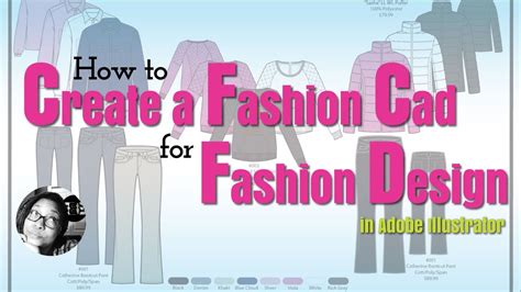 How to Create a Fashion Cad for Fashion Design - YouTube