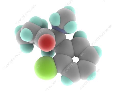 Ketamine drug molecule - Stock Image - F005/9607 - Science Photo Library