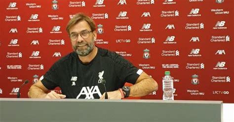 Klopp exasperated at opening Liverpool press conference question; asks ...