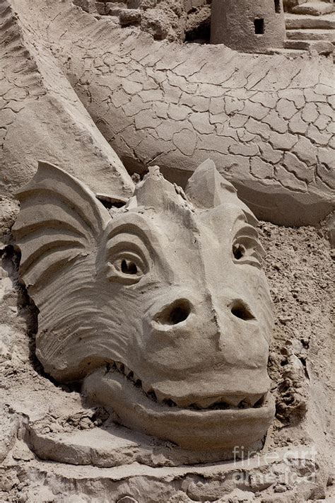 Dragon Sand Sculpture Photograph by Anthony Totah - Pixels