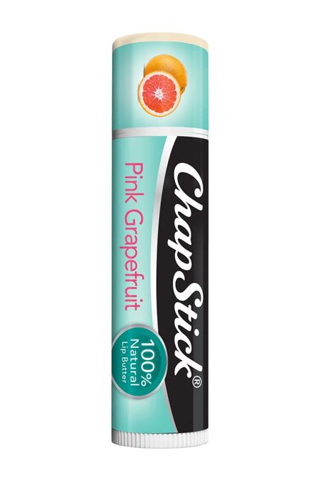 ChapStick® 100%* Natural Lip Butter Pink Grapefruit flavor | Lip butter, Natural lips, Chapstick