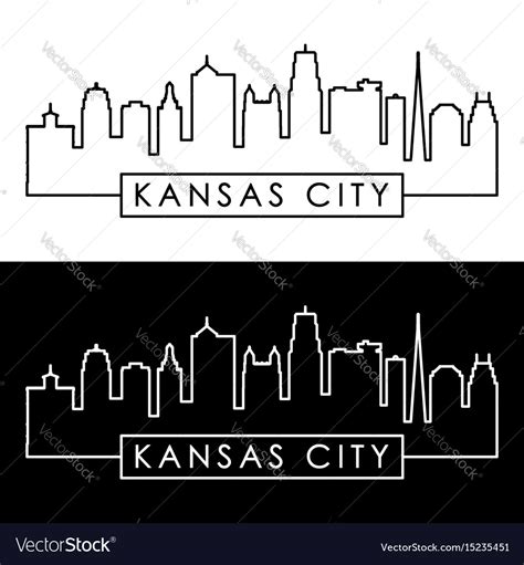 Kansas City Skyline Svg