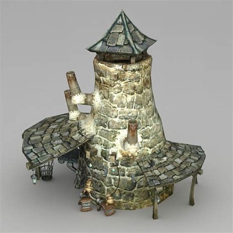 Medieval Blacksmith 3d model - CadNav 3d Artwork, Drawing Artwork, Line ...