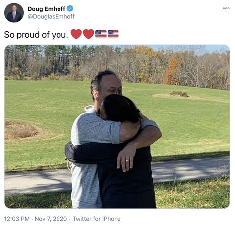 Doug Emhoff congratulates his wife Kamala Harris as he’s set to be ...