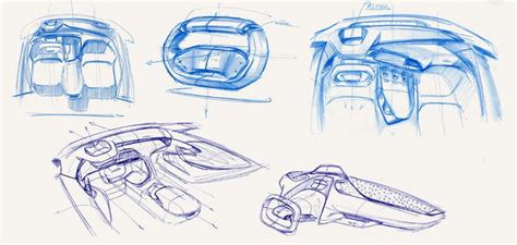 interior sketch on Behance | Interior sketch, Car interior design ...