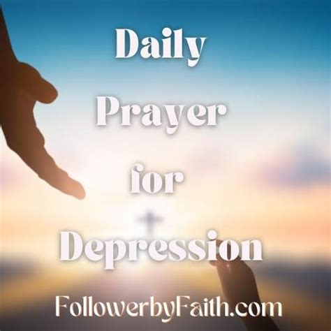 Daily Prayer for Depression » Follower by Faith