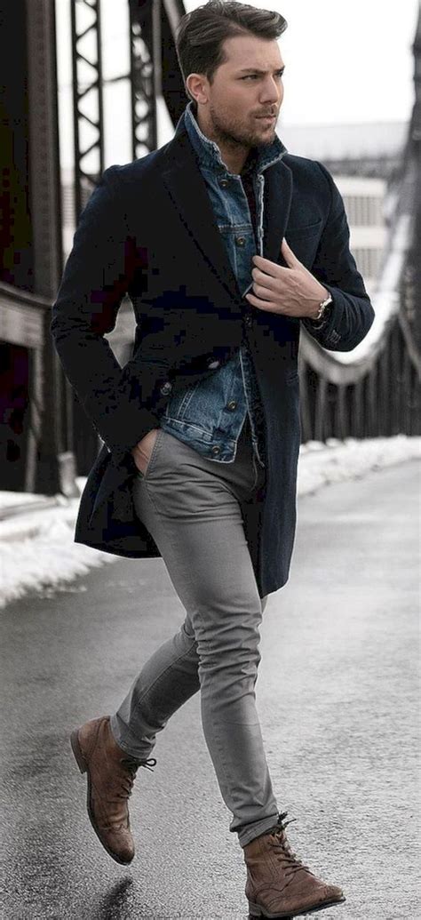 55 Perfect Casual Winter Outfits Ideas for Men to Stay Fashionable ...