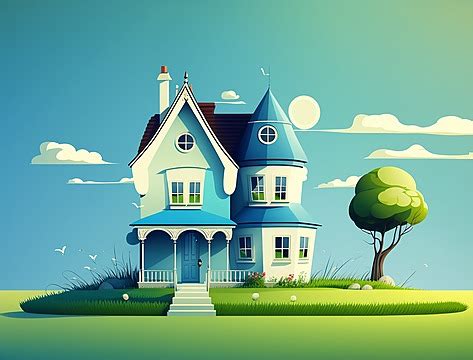 House Villas Vector Hd Images, Houses Villa Holiday Villa Single House, House Clipart, Resort ...