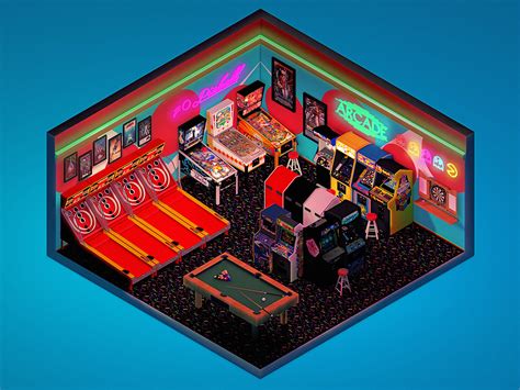 Arcade Room on Behance