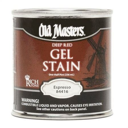 84416 Old Masters Gel Stain Expresso 1/2 Pt. - Walmart.com