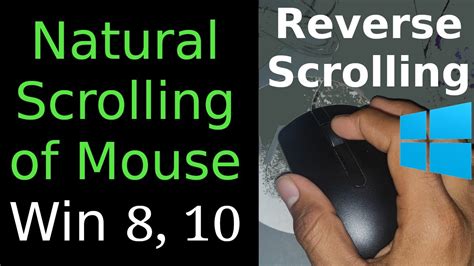 Reverse the Scroll of Mouse | Change Mouse Scroll direction in Windows 10 | Natural Scrolling ...