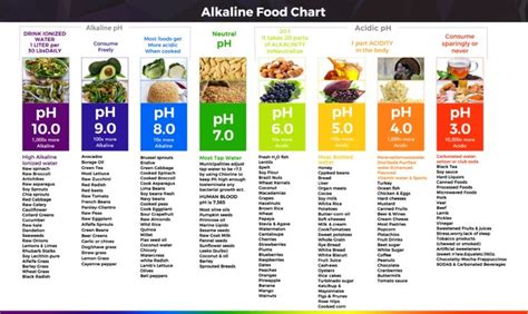 Acid Alkaline Chart, Acidic Food Chart, Ph Food Chart, Ph Chart, Alkaline Foods Chart, Alkaline ...