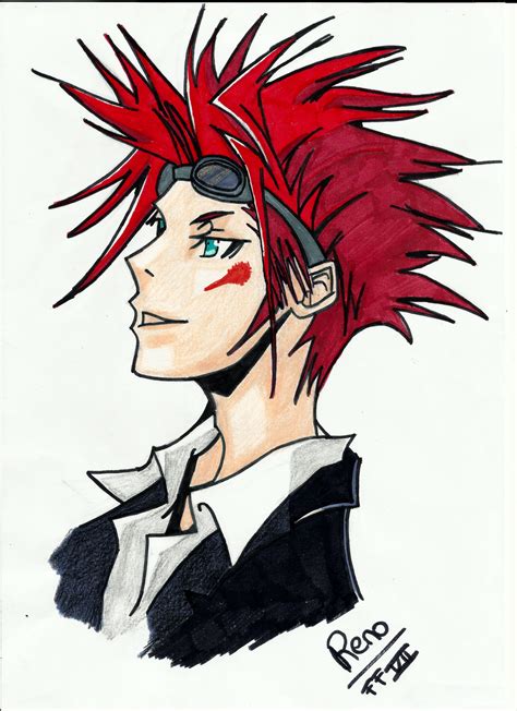 Reno- Final Fantasy VII by Galaxyz39 on DeviantArt