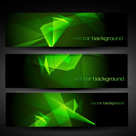 vector green abstract banner 220996 Vector Art at Vecteezy