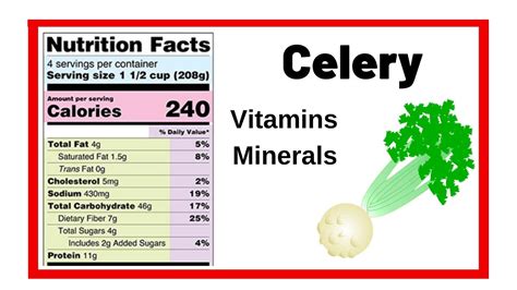 Celery Nutrition Facts Vegetable Matching Dark | ubicaciondepersonas ...