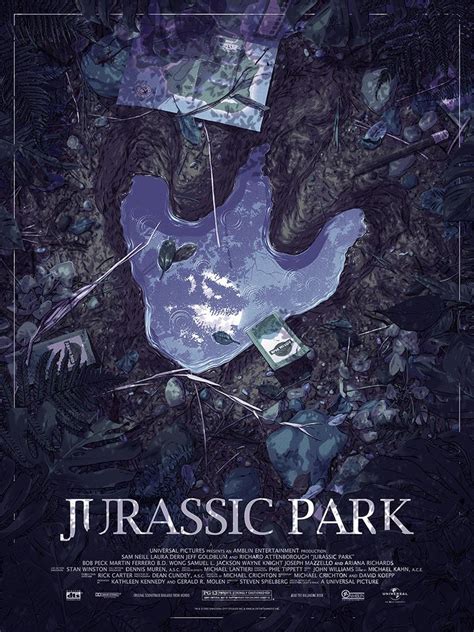 Jurassic Park (1993) [768x1024] By Matthew Woodson : r/JurassicPark