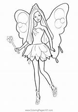 Printable Barbie Coloring Pages sketch template