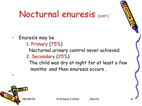 Pediatric enuresis