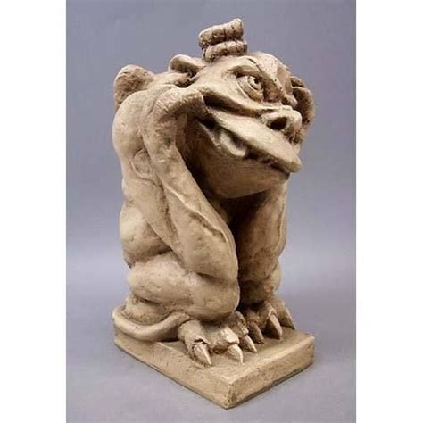 Stressed Out Gargoyle Statue Large | Statue, Gargoyles, Gothic home decor