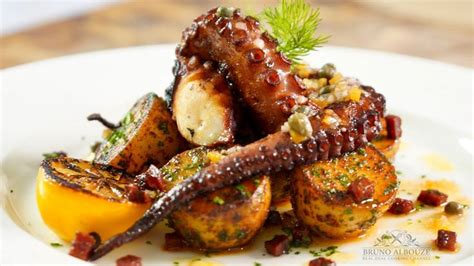 Grilled Spanish Octopus – Bruno Albouze - YouTube | Octopus recipes, Seafood recipes, Roasted ...