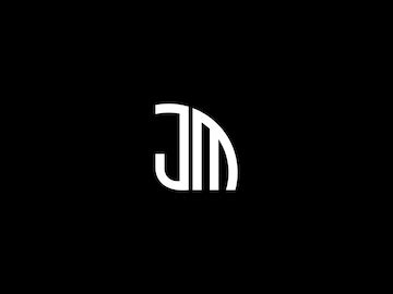 Premium Vector | Jm logo design